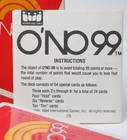 Vintage O no 99 Card Game From The Makers Of Uno Sealed Cards   Chips