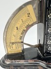 Antique Triner Postal Scale Japanned Metal Floral Chicago Usa Pat 1904 Ideal