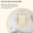 Premium Stretcher Bars For Canvas Painting  16x20 Canvas Frame Strips  Easy T   