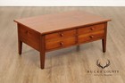 William Draper Custom Crafted Pine Coffee Table With Drawers