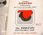 Old Tool Catalog Logging Mill Saw Supplies Boston Bangor Maine Disston 1930