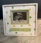 2 Baby Sonogram Picture Frames Love At First Sight Baby Ultrasound Photo
