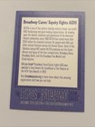 Broadway Cares Autumn 2015 Edition Lights Of Broadway Show Cards Trading Card 