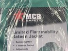 Sizes  M-xxxl - Brand New Mcr 39030 Flame Resistant Sateen Safety Welding Jacket