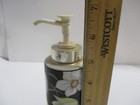 Vintage I w  Rice Irice Porcelain Floral Pump Lotion Bottle Dispenser 7   