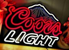 New Coors Mountain Beer Neon Light Sign 16 x13  Led Strip Neon Safe Led New 