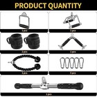 Lat Pulldown Cable Machine Attachment - Triceps Pull Down   Home Gym Accessory