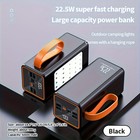 50000mah Power Bank Fast Charger Large Capacity Portable Mobile External Battery