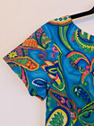 Vintage 1960   s Made In Hawaii Muumuu Hawaiian Dress Kaftan Psychedelic Paisley