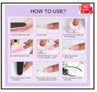 Dip Powder Liquid Set - Large Capacity Base Activator Top Coat Saver Kit