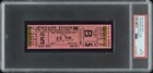 1977 Zz Top Concert Ticket Full Unused Chicago Stadium Vintage Psa Grade 8 