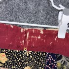 Vintage Or Antique Crazy Quilt Tied Cool Stitching 84  X 72 