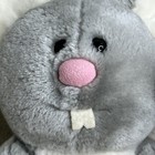 Vintage Dakin Soft Classics 1988 Mouse W  Cheese Plush Stuffed Animal 10  Gray