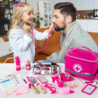 34 Piece Kids Doctor Kit With Stethoscope Pretend Play Set For Toddlers