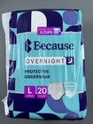 Because Overnight Pull-ups  Adult Disposable Underwear  Size L  3-pack