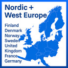 Nordic West Europe Esim 10gb 15 Day Prepaid Travel Data Qr Code 4g Lte 5g