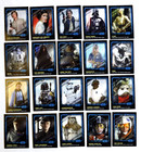2016 Star Wars Physical Card Trader Complete 100 Card Blue Parallel Set  qty
