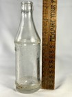 Antique Coca Cola Art Deco Soda Bottle 1930s Embossed Coke Vintage Newark Ohio
