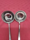 Set Of 2 Vintage Stainless Steel Ladles 1 Czech 1 Russian