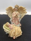 Vintage Guardian Angel With Baby 5 5 Inches Tall  Home Decor