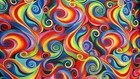 Psychedelic s All Over Medical Surgical Bouffant Scrub Hat Size S m l