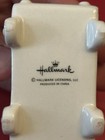 Hallmark Baby First Tooth And Curl Keepsake White Ceramic 2 Pc Train Set