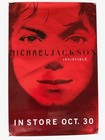 Michael Jackson-invincible-promo Poster Oct 30  2001 Color Red-36 h X 24 w