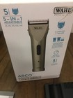 New Wahl Prof  Animal Arco Pet Dog Cat Hair Clipper 2 Batteries Charger 4 Clips