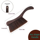 Hand Broom Brush  Dust Brush For Cleaning  12 8   X 4 3  X 0 8  Inches  Brown