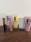 Clinique 6 Pc Gift Set Cream Makeup Remover Eyeshadow Mascara New