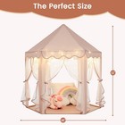 Wilwolfer Princess Castle Play Tent For Girls Large Kids Play Tents Hexagon P   
