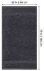 Utopia Towels - Luxurious Jumbo Bath Sheet 2 Piece - 600 Gsm  35x70 Inches  1   