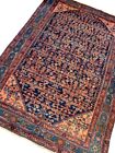  4 9 x6 8  Antique Pre-1900 Geometric Malayer Area Rug Hand-knotted Carpet