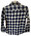 Gap Kids Boys Size Xl Blue And Gray Flannel Shirt Long Sleeve Button