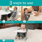Infantino Ultimate Travel Booster Seat For Baby Toddler 4-36m Gray