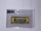 Lin Manuel Miranda Signed  10 Bill Money Hamilton Broadway Play Slabbed Bas