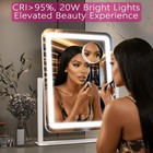 Hollywood Vanity Mirror 17  Led Lighted 10x Magnification - Dimmable 3 Color