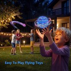 2 Pack Flying Orb Ball Toy Cosmic Globe Boomerang Hover Ball Led Rechargeable