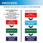 3 x8  Custom Full Color Vinyl Banner - 13oz - Grommet And Hemmed - Free Design