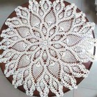 23  Vintage Hand Crochet Lace Doily Round Table Mats Flower Tablecloth Wedding