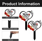 Grave Decorations For Cemetery  Cemetery Decorations For Grave Mom   dad memorial