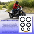 Fuel Line Quick Disconnect O-ring Kit Compatible With Harley-davidson Efi