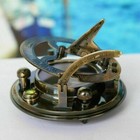 Antique Vintage Brass Compass 4  Marine Maritime Nautical Sundial Good Gift