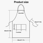 Bbq Grill Kitchen Aprons Professional Chef Restaurant Bib Aprons With 2 Pockets