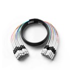 Proreck Snake Cable 8-channel 15ft Shielded Cable Xlr Male To Xlr Female Pr-8 15