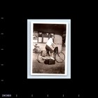 Old Vintage Photo Solo Woman Riding Bike Bicycle Antique Photograph Snapshot