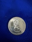 1973 Canada Proof Silver Dollar Rcmp - Stunning Rainbow Toning - Orig  Case