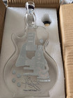 New Jack Daniels Slash Guitar Shaped Glass Decanter Rock N Roll Bar Decor Damage