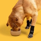 4pcs Anti Slip Dog Socks With Straps Non Skid Pet Paw Protector Hardwood Floor