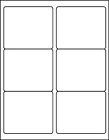 Maco Laser ink Jet White Shipping Labels  3-1 3 X 4 Inches  6 Per Sheet  1500 Pe